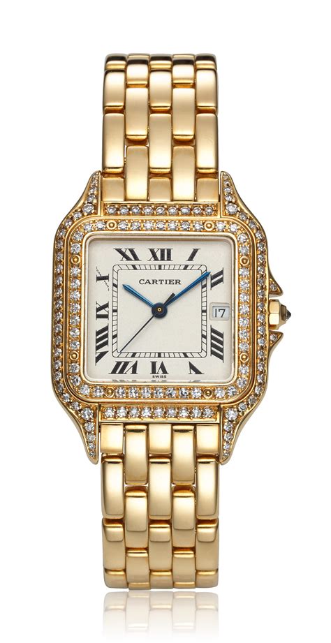 cartier panthere noir|cartier panthere watch with diamonds.